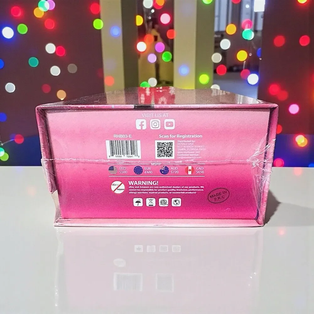 Royale Multi-Purpose Ceramic Hair Brush in Hot Pink Brand New in Sealed Box